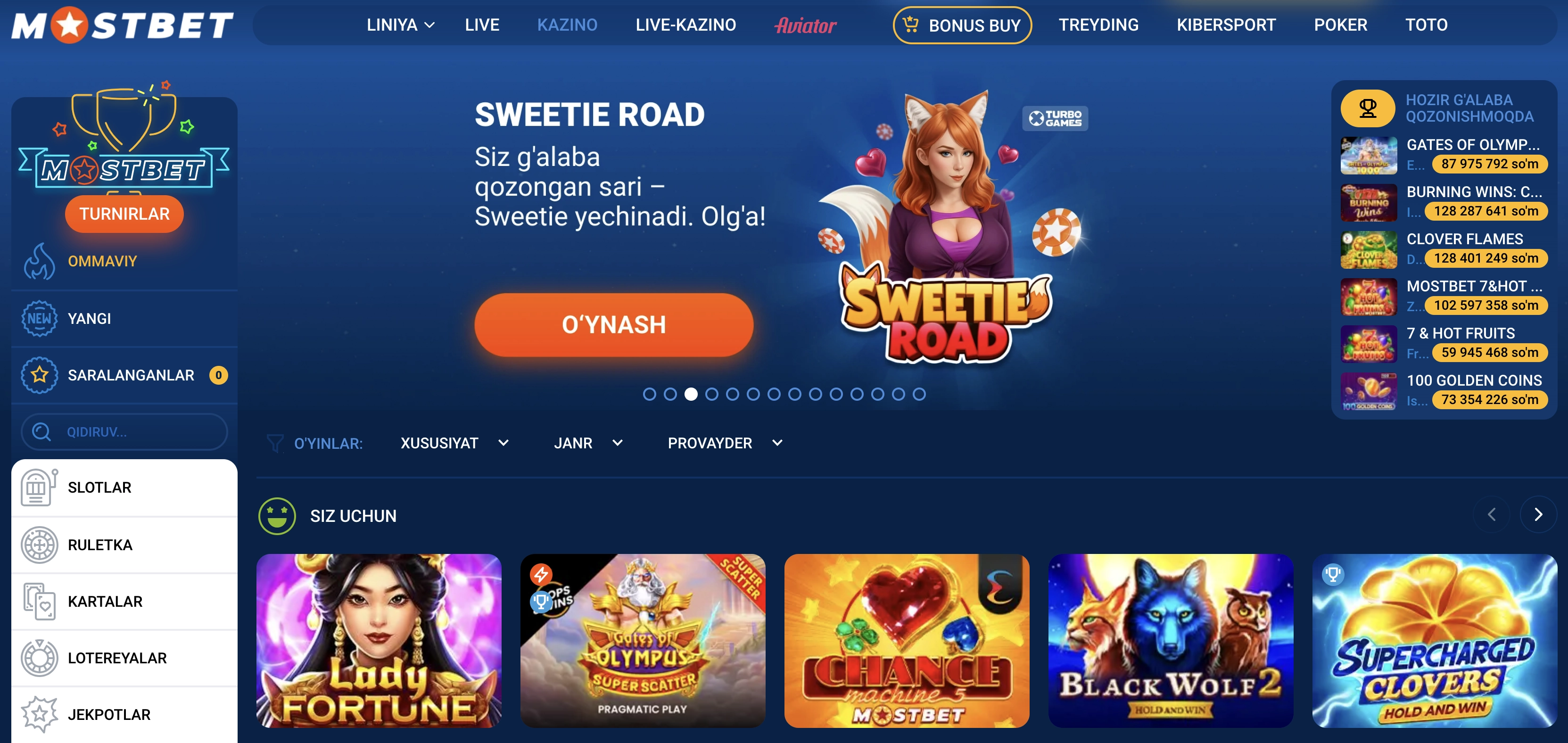 Mostbet casino